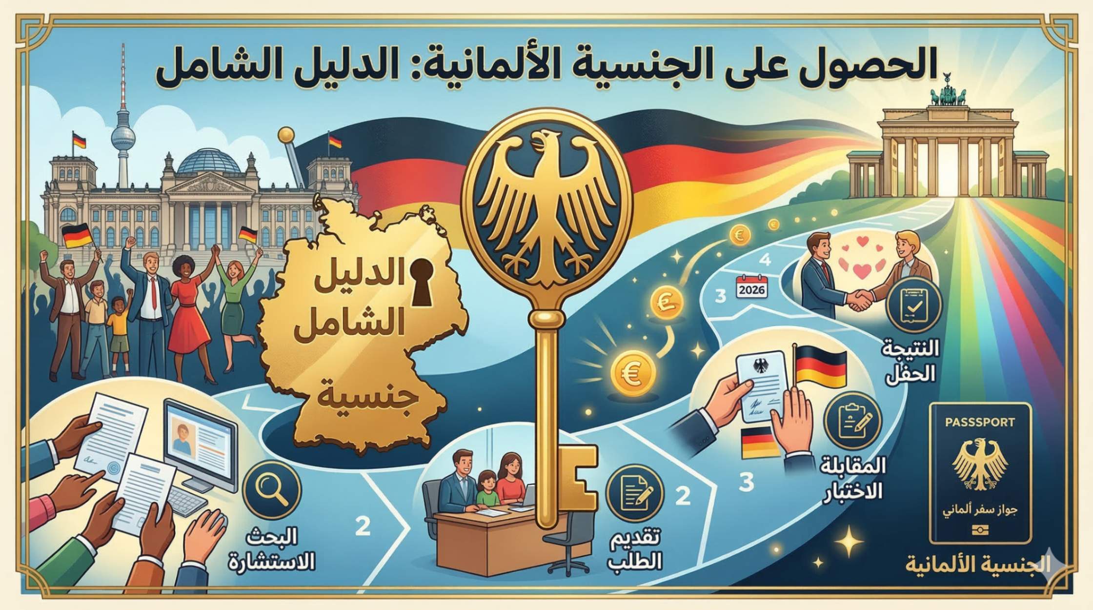 Deutsche Staatsangehörigkeit: Der vollständige Leitfaden nach dem Gesetz 2024 (Voraussetzungen, Schritte, Kosten)