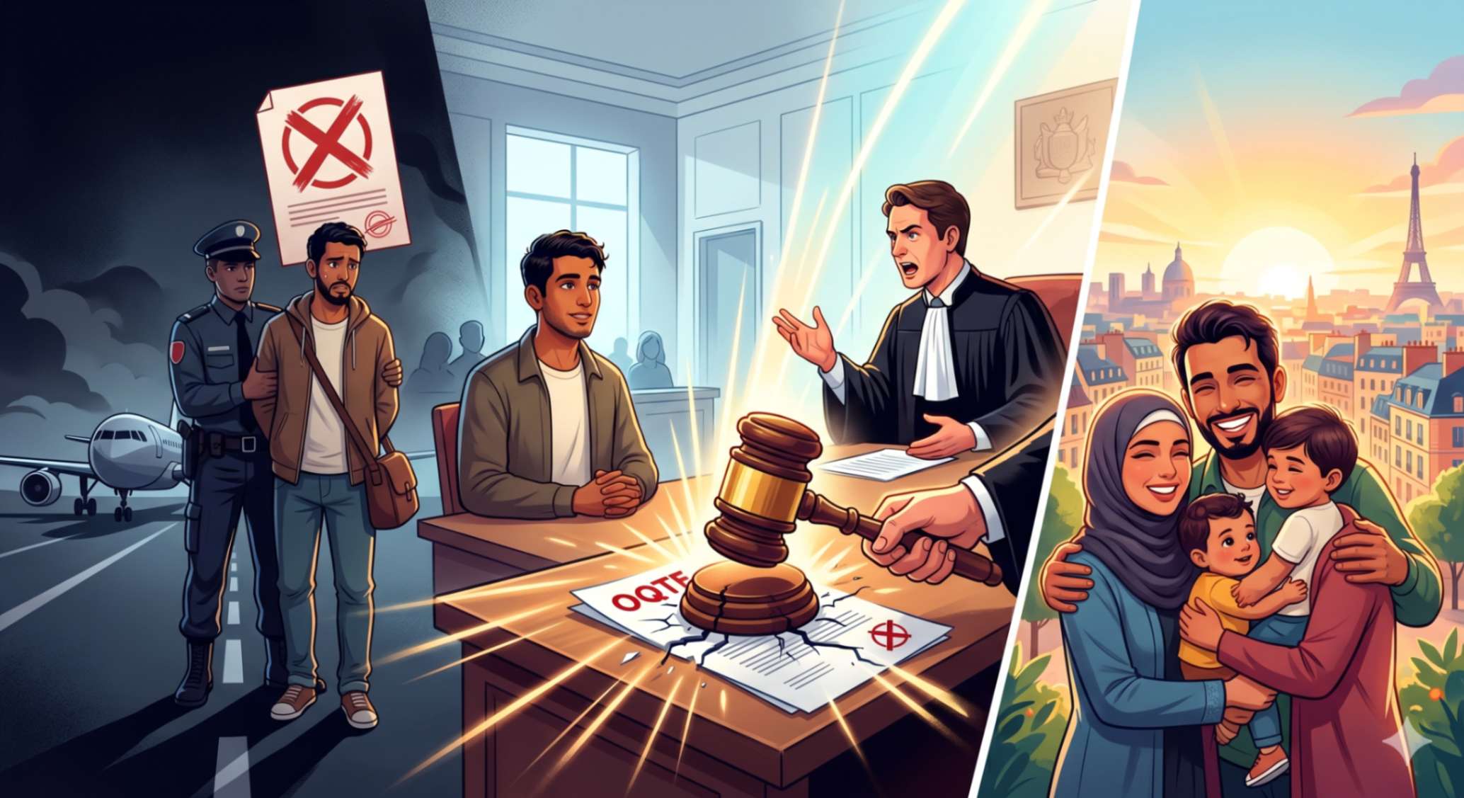 Abschiebungsanordnung (OQTF) in Frankreich 2026: Wie Sie sie rechtlich aufheben und eine Zwangsrückführung vermeiden [Der vollständige Rechtsleitfaden]